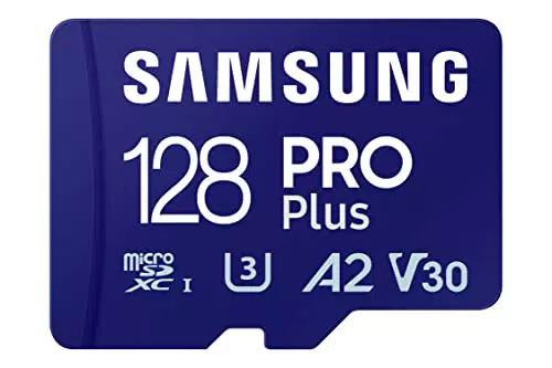 Samsung PRO Plus microSD-Karte + SD-Adapter, 256 GB
