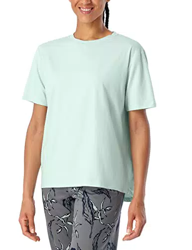 "Schiesser Damen Schlafshirt kurzarm aus Baumwolle"