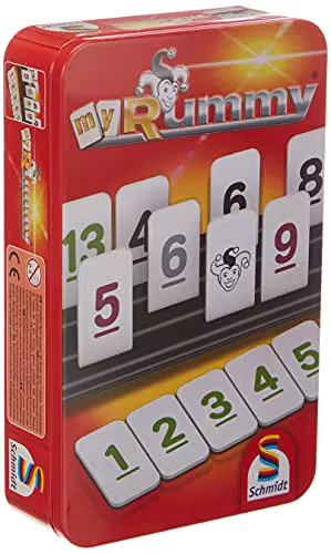 "Schmidt Spiele My Rummy - Das beliebte Legespiel in der praktischen Metalldose"
