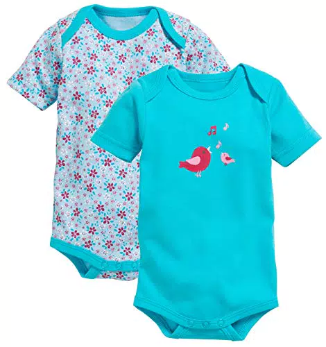 Schnizler Baby Mädchen Body mit 1/4-Arm - Vögelchen Muster
