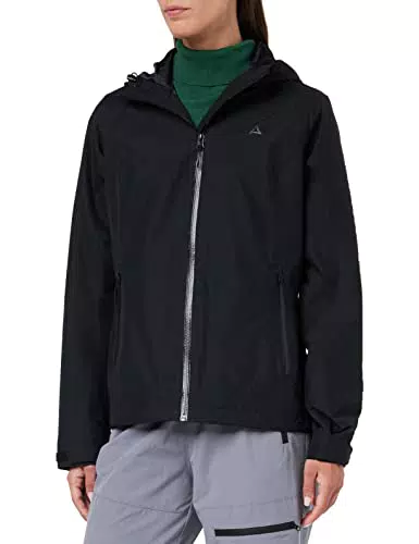 Schöffel Damen Jacket Wamberg L, winddichte, atmungsaktive Regenjacke