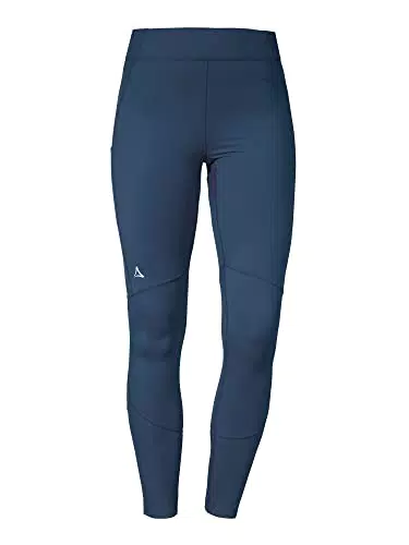Schöffel Damen Tight Imada L, Wanderleggings mit integrierter Handytasche