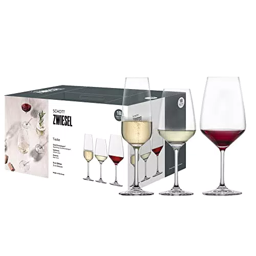 Schott Zwiesel Premium Weingläser und Sektgläser Set, spülmaschinenfestes Tritan-Kristallglas - Made in Germany