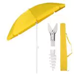 Sekey Sonnenschirm Balkon 180 cm mit Neigungsverstellung, UPF 50+ Schutz für Garten & Terrasse