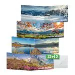 Glückwunschkarten Geburtstagskarten von SIGEL - A6 Format mit Umschlägen, 4 Motive, ideal zum Bedrucken