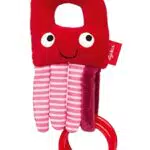 Sigikid Greifling Oktopus Babyspielzeug mit Rassel und Ringen - Spiel- und Entdeckungsspaß für Babys