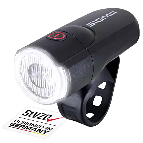 SIGMA Sport AURA 30 LED Fahrradlicht 30 Lux StVZO zugelassenes Vorderlicht