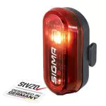 SIGMA SPORT CURVE LED Fahrradlicht mit Batterien - StVZO zugelassenes Rücklicht