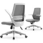 SIHOO Ergonomischer Bürostuhl mit Hochklappbaren Armlehnen und Taillenstütze