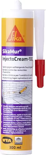 SIKA Bohrlochinjektion SikaMur InjectoCream zur Mauerfeuchtebekämpfung