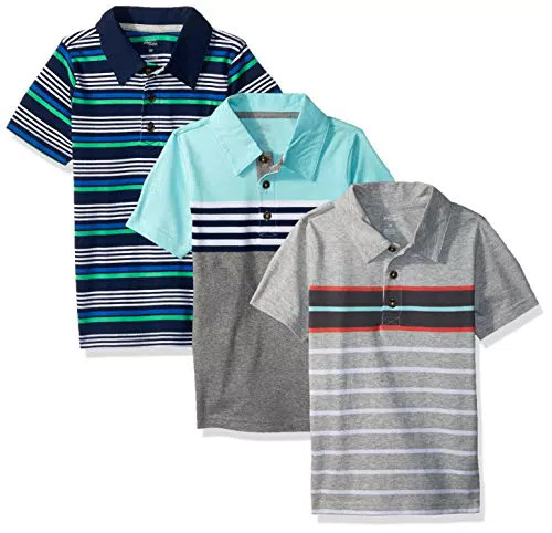 Carter's Baby Jungen Kurzarm-Poloshirts, 3er Pack