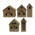 Sizzix Thinlits Stanzschablone Papier Village von Tim Holtz