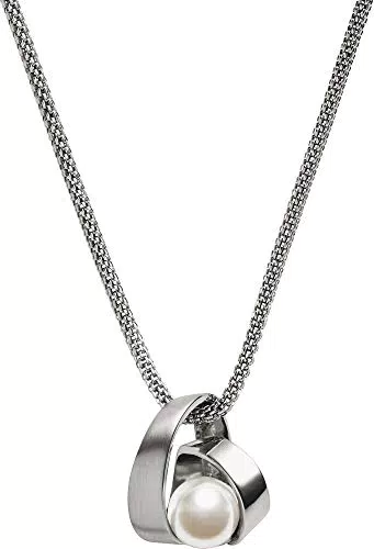 Skagen Damen-Edelstahl-Halskette mit Karabinerverschluss