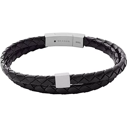 SKAGEN Herren Armband aus Edelstahl mit Magnetverschluss, Länge 185 mm