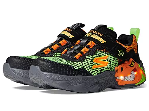 "Skechers Kinder Dino-Lights Unisex Sneaker - Schwarz"
