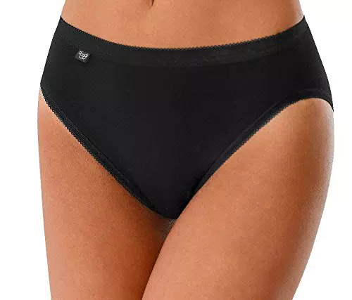 sloggi Damen Basic+ Tai 3P Slip, Black, 38