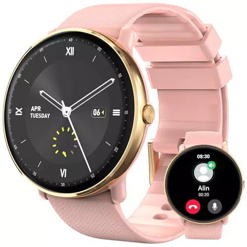 Smartwatch Herren Damen - 1, 43" AMOLED-Bildschirm Smart Watch mit Bluetooth-Anruf