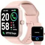Smartwatch Damen mit Telefonfunktion und Alexa - Wasserdichte Sportuhr mit 100 Sportmodi und Pulsmesser