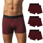 Snocks Boxershorts Herren 6 Paar rot Größe L Unterhosen Männer Large Herren Unterhosen Herren Boxershorts Baumwolle Boxershort Herren Unterwäsche