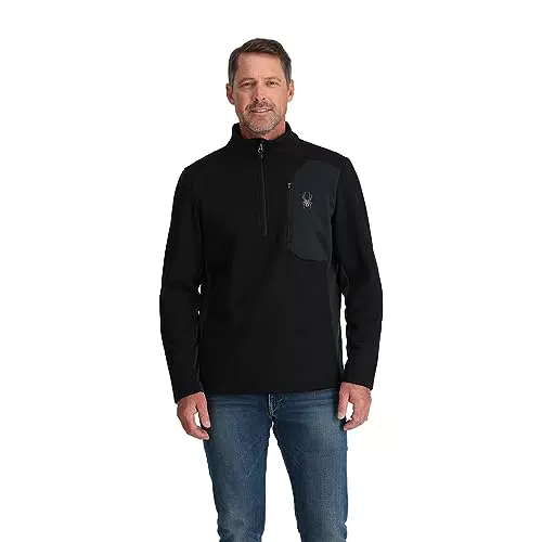Spyder Bandit Half Zip, Herren, Volcano