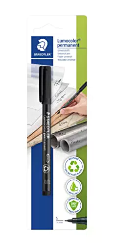 STAEDTLER Permanent Marker Lumocolor Superfein, Made in Germany - Nachfüllbar & Wasserfest