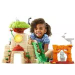 Star Wars Tenoo Jedi-Tempel Spielset mit Lichtern und Geräuschen, 2 Action-Figuren - Vorschulspielzeug ab 3 Jahren