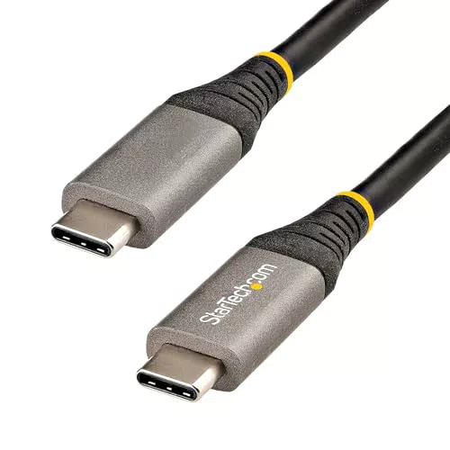 StarTech.com USB-C Kabel - USB-IF zertifiziert - USB 3.2 Gen 2 Typ-C - 100W Power Delivery - Laden & Synchronisieren