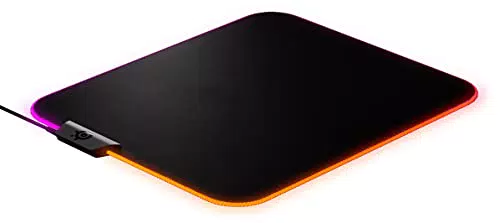 SteelSeries QcK Prism Cloth M - Gaming Mauspad mit RGB-Beleuchtung