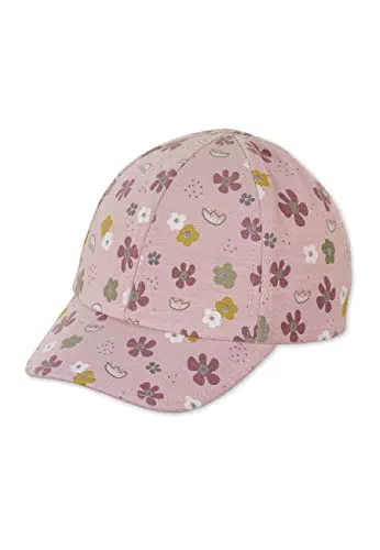 Sterntaler Baby Mädchen Baseball-Cap aus Jersey Baumwolle - mit niedlichem Print