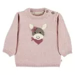 Sterntaler Baby Mädchen Pullover Strickpullover Esel Emmi