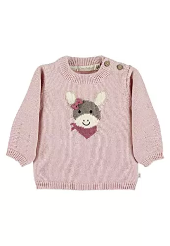 Sterntaler Baby Mädchen Pullover Strickpullover Esel Emmi