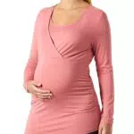Elda Still-Shirt - Damen Basic-Shirt - Dusty Rose
