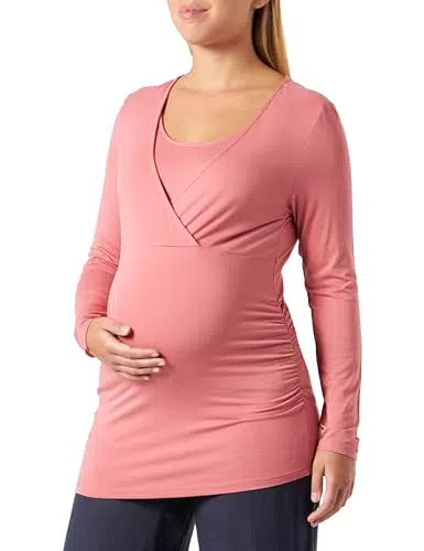 Elda Still-Shirt - Damen Basic-Shirt - Dusty Rose