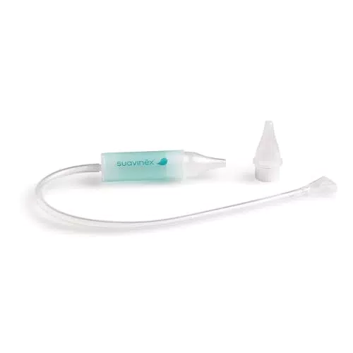 Suavinex Nasensauger Baby - Manueller Nasensauger für Babys ab 0 Monaten