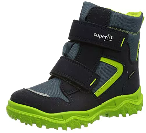 Superfit Baby Jungen Husky1 Schneestiefel, Blau Blau 8000