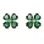 Swarovski Idyllia Ohrstecker mit Glücksklee-Motiv aus Kristallen