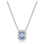 Halskette von Swarovski mit strahlend blauem Anhänger