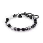 Tamaris Armband Damenmode Schwarz/Weiß