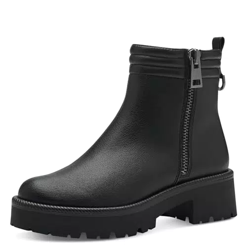 Tamaris Damen Stiefelette, Schwarz