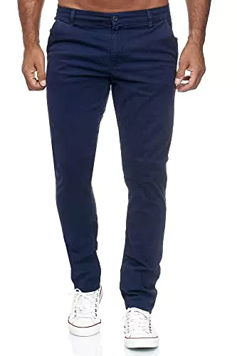 Tazzio Herren Chino Hose Slim Fit Stretch Stoffhose neu