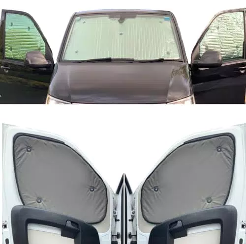 Mercedes V-Class Thermo-Jalousien Komplettset XLWB + Heckklappe - Khakigrün