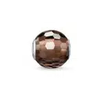 Thomas Sabo Damen Bead Heliotrop grün facettiert Karma Beads 925 Sterling Silber K0090-652-6