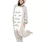 Tierische Kostüm-Overall für Erwachsene - Cosplay Einteiler für Damen und Herren - Homewear für Halloween und Karneval (Totoro)