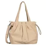 TOM TAILOR, AURELIA, Damen, Shopper mit Reisverschluss Beige