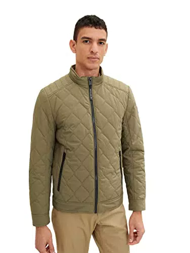 TOM TAILOR Herren 1034436 Jacke, 10415 - Dusty Olive Green