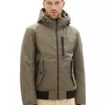 TOM TAILOR Herren Blouson Winterjacke mit Abnehmbarer Kapuze