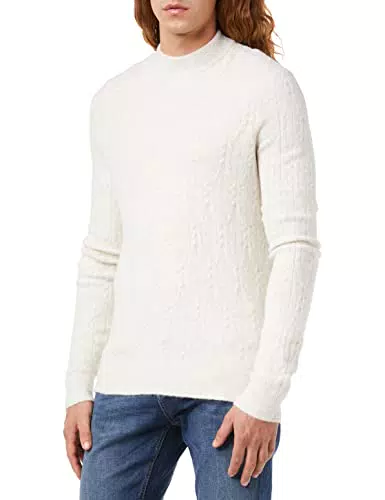 TOM TAILOR Herren Strickpullover mit Zopfmuster - Stilvoll und zeitlos