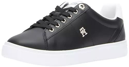 Tommy Hilfiger Damen Court-Sneaker - Schwarz