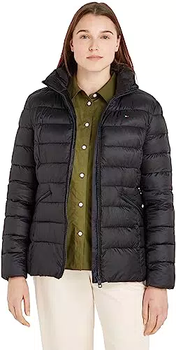 Tommy Hilfiger Damen Jacke Global Stripe Übergangsjacke