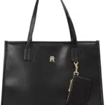 Tommy Hilfiger Damen Tote Bag - Stilvolle City Tote in Schwarz